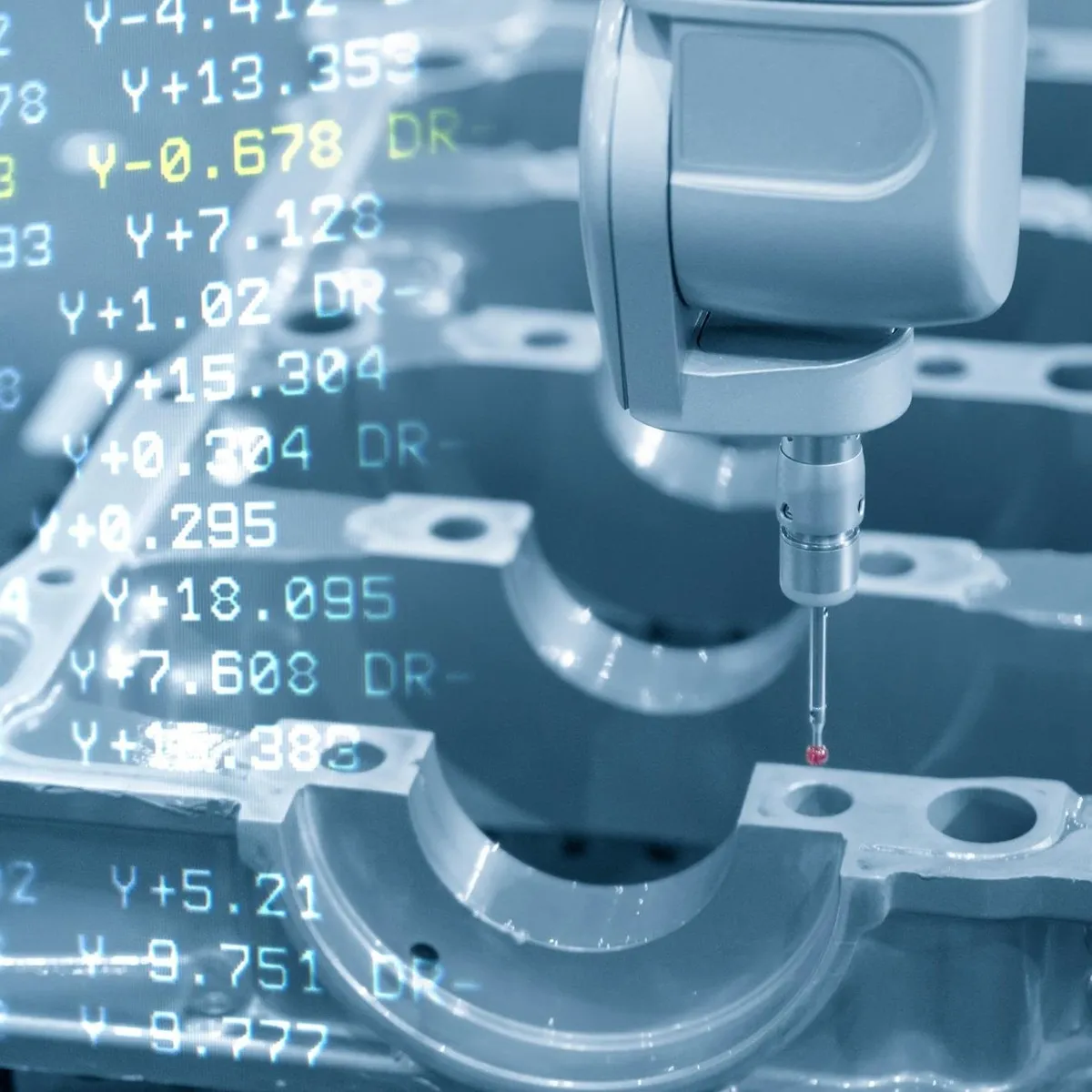 Code Datamatrix marqué sur une pièce industrielle pour assurer la traçabilité